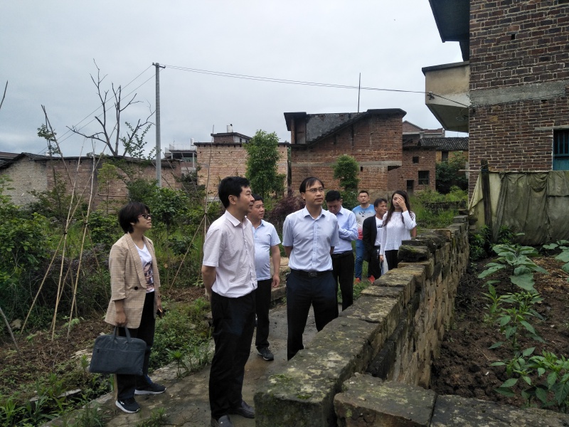王佑生深入新圩镇万年村调研指导_乡镇动态_新田县人民政府