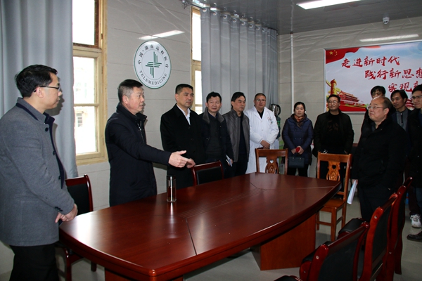 永州市卫健委领导到新田县调研医改工作