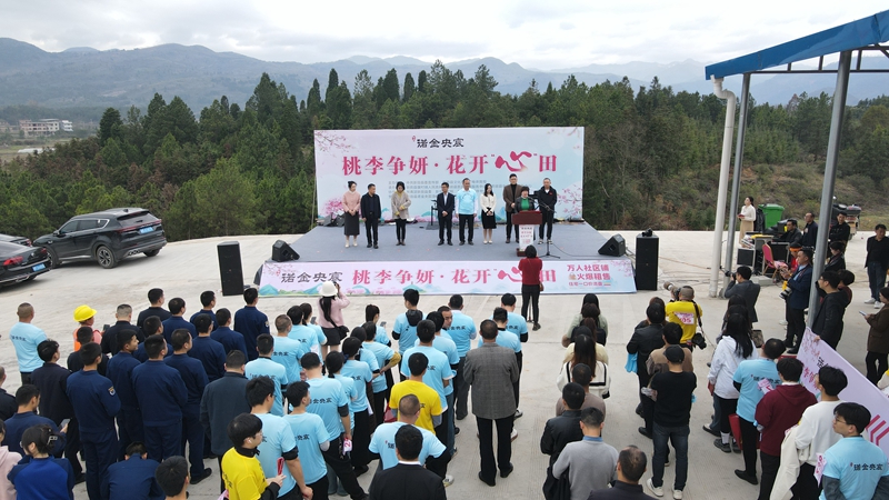 新田:桃李争妍 花开"心"田_工作动态_骥村镇