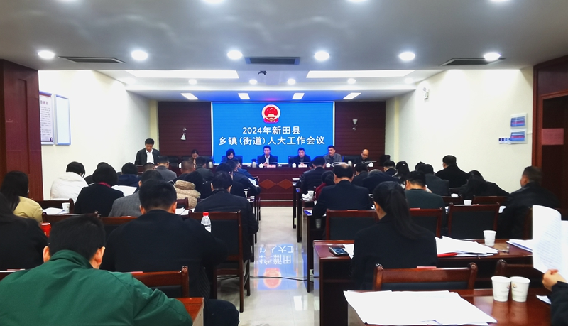 新田新闻网(记者 陈欣)3月15日,全县乡镇(街道)人大工作会议召开,会议